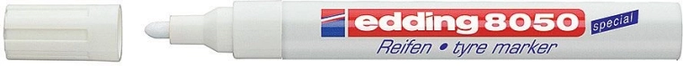 Edding 8050 gumiabroncs-jelölő, fehér