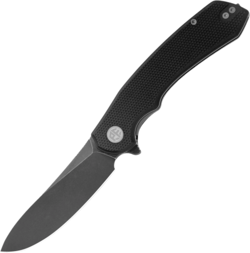Petrified Fish Waterspout zárható zsebkés 9 cm black stonewash G10