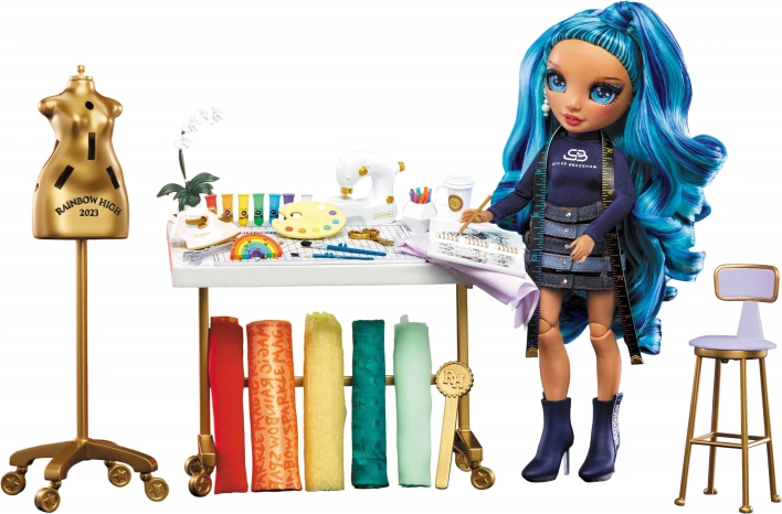 Loutka Rainbow High Studio Skylerrel