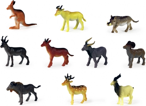 Rappa mini ZOO vadon élő állatok figurái