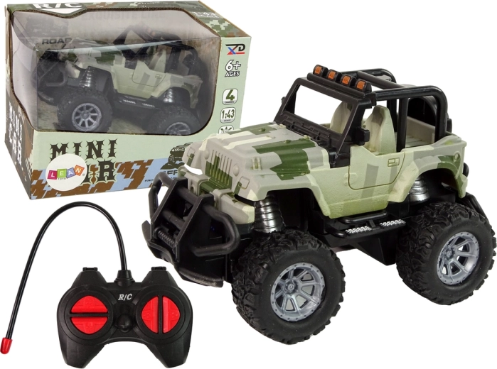 Távirányítós Off-Road Autó 1:43 Álcázás