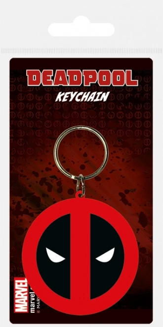Deadpool logós kulcstartó