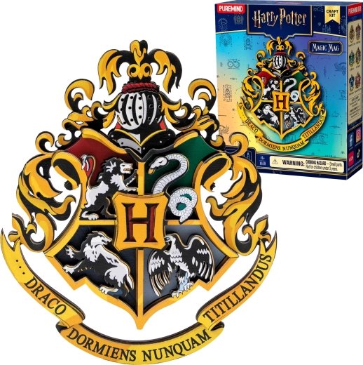 Puremind Harry Potter Magic Mag összerakható fa 3D meglepetés puzzle – mágnes