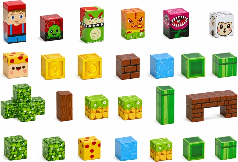 Részletgazdag, pixeles minták
