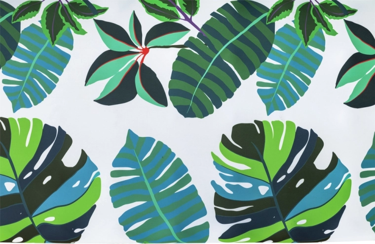 Feltűnő trópusi dizájn