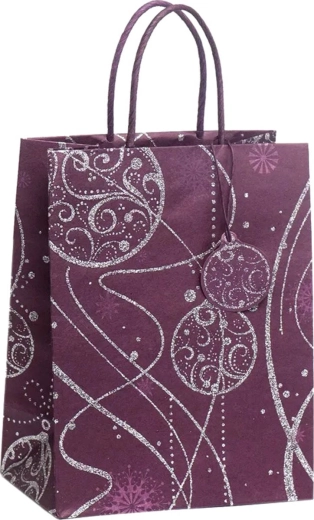 Argus karácsonyi ajándéktáska DeLuxe Eco Friendly 18 × 23 cm - 1 db