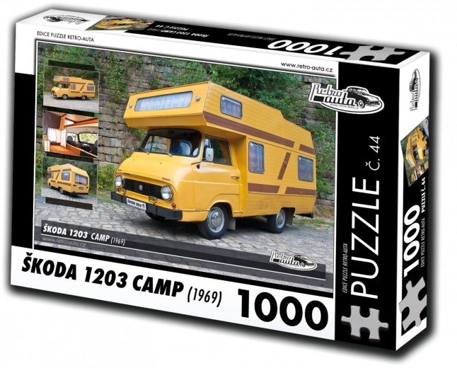 Puzzle RETRO-AUTA ŠKODA 1203 Camp (1969) – 1000 darabos