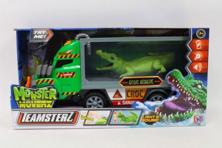 Teamsterz Monster Moverz teherautó krokodillal – fény és hang