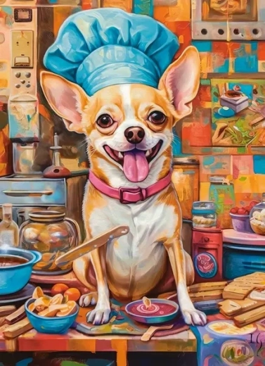 Kutya Szakács Puzzle 70 darabos