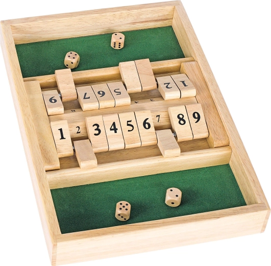 Double shut the box – fa kockajáték