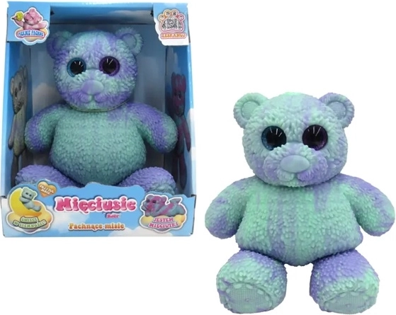 EPEE Mięciusie szuperpuha menta-lila plüss maci 28 cm