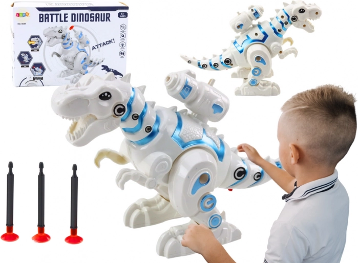 Robotos dinoszaurusz nyílkioldóval fehér