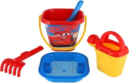 Szögletes vödör Disney Cars mintával