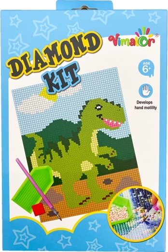 Gyémántfestés BABY Dino – kreatív készlet gyerekeknek