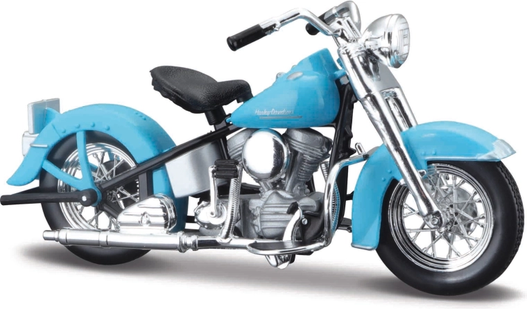 Maisto Harley-Davidson 1953 FL Hydra Glide 1:18 világoskék