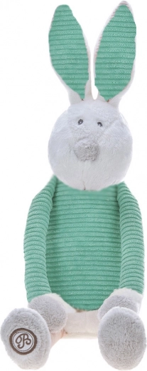 Plüss nyuszi Enzo, bézs-menta, 20 cm