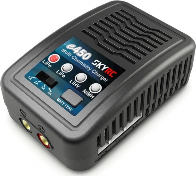 SkyRC e450 2-4S / 6-8S LiPo / LiFe / LiHV / NiMH töltő