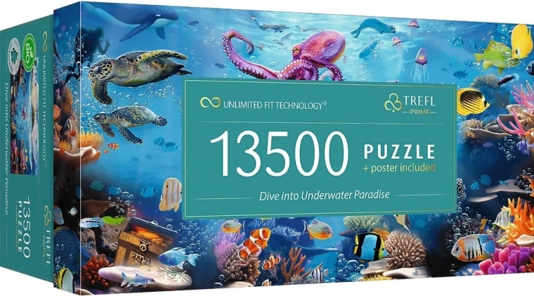 Puzzle 13 500 darab – Korallzátony TREFL PRIME UFT