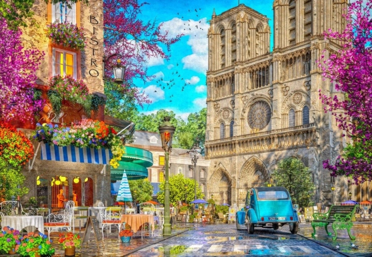 BLUEBIRD puzzle Délután a Notre Dame-nál – 1000 darab