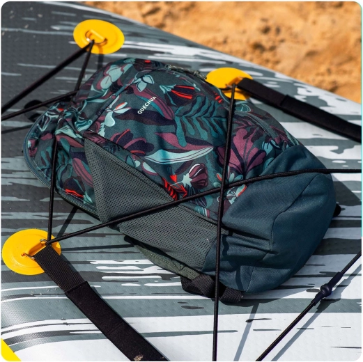 Praktikus felszerelésrögzítés cargo bungee-val