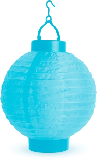 Kék LED-lampion elemmel