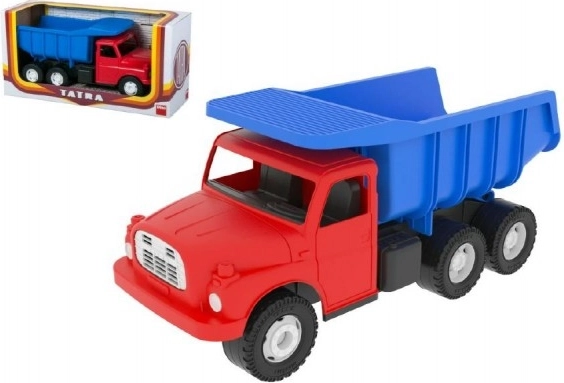 Dino Tatra 148 billenőplatós 30 cm – Kék-piros