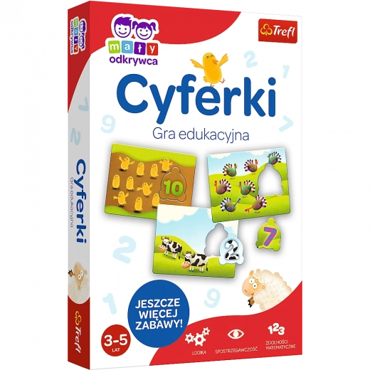 Oktatójáték Számok a Kis Felfedező Trefl sorozatból