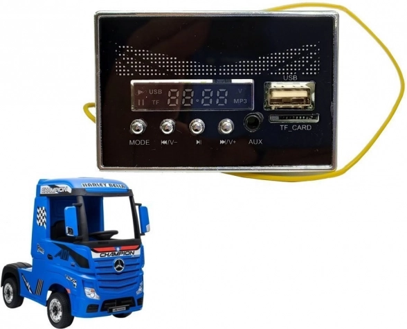 Zenei panel ACTROS HL358 elektromos autóhoz
