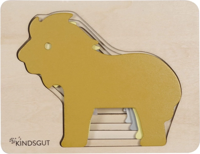 Kindsgut fa puzzle oroszlán - 1 db