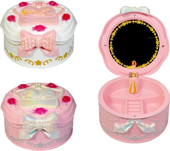 Zenélő ékszerdoboz táncosnővel