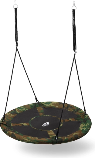 Függő hinta gólyafészek 110 cm terepmintás NILS CAMP
