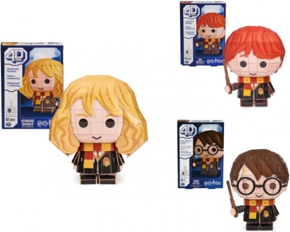 4D papír puzzle HARRY POTTER – összerakható figurák