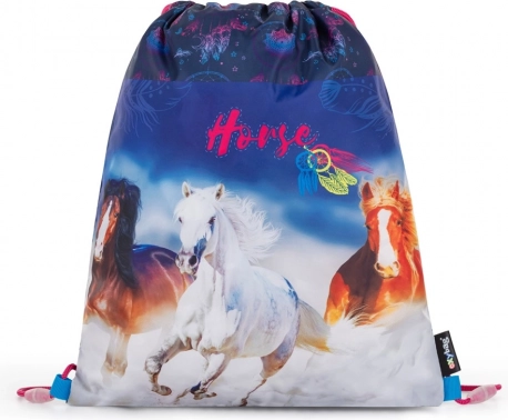 Oxybag lovas mintás tornazsák 30 × 37 cm