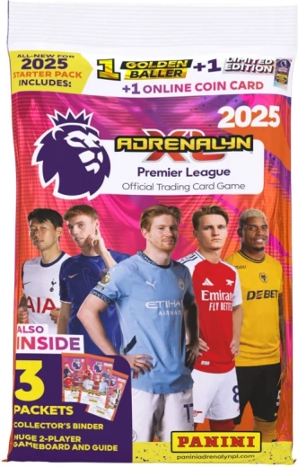 Panini Premier League 2025 Adrenalyn XL kezdőkészlet