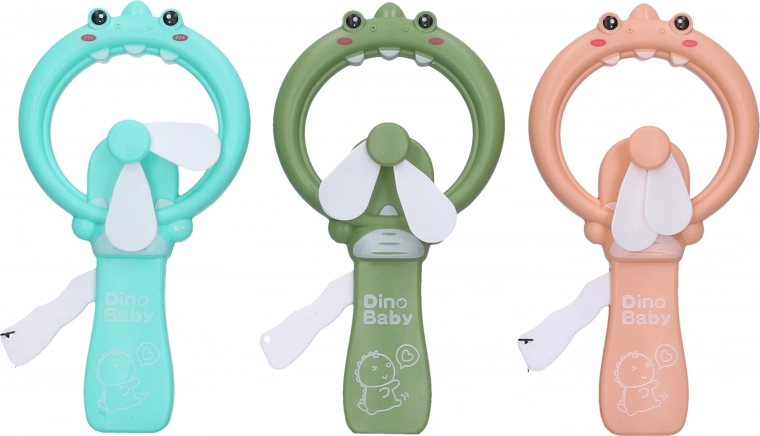 Kézi dinoszauruszos ventilátor 18 cm