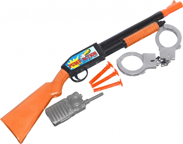 Rendőrségi puska kiegészítő szettel, 48 cm
