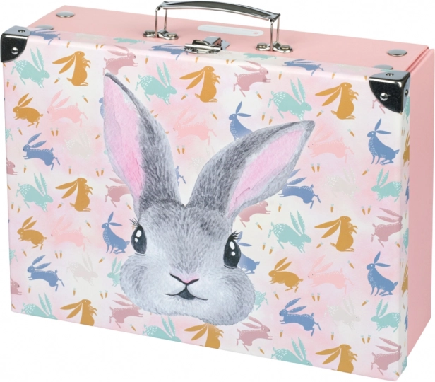 Összehajtható iskolai bőrönd Bunny kovácsolással