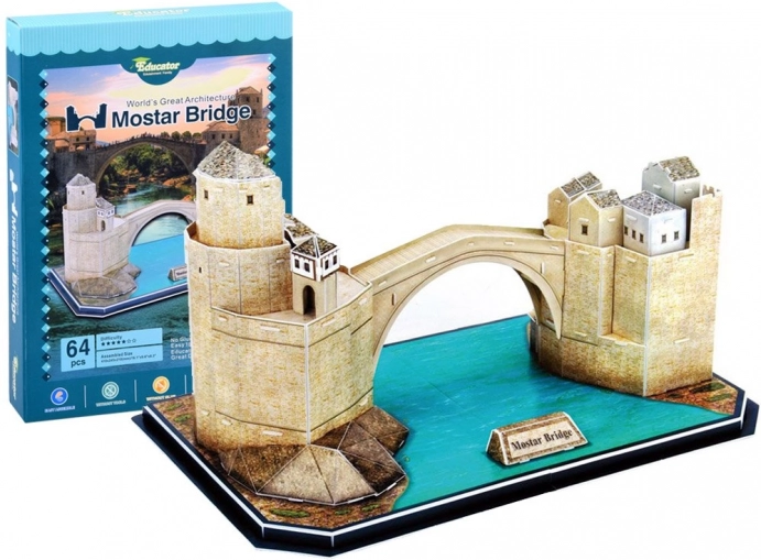 3D puzzle – Mostari Öreg híd (Stari most)