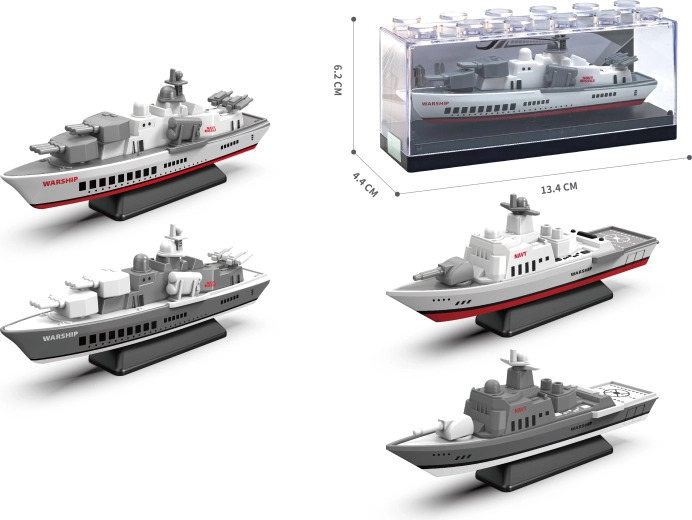 Fém hadihajó modell 1:64 – több változat