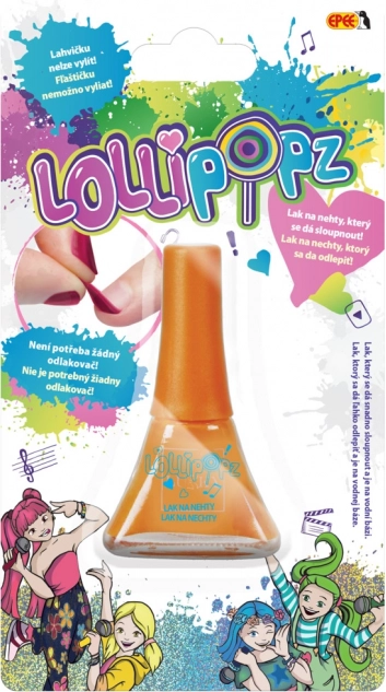 Gyerek körömlakk LOLLIPOPZ – narancssárga