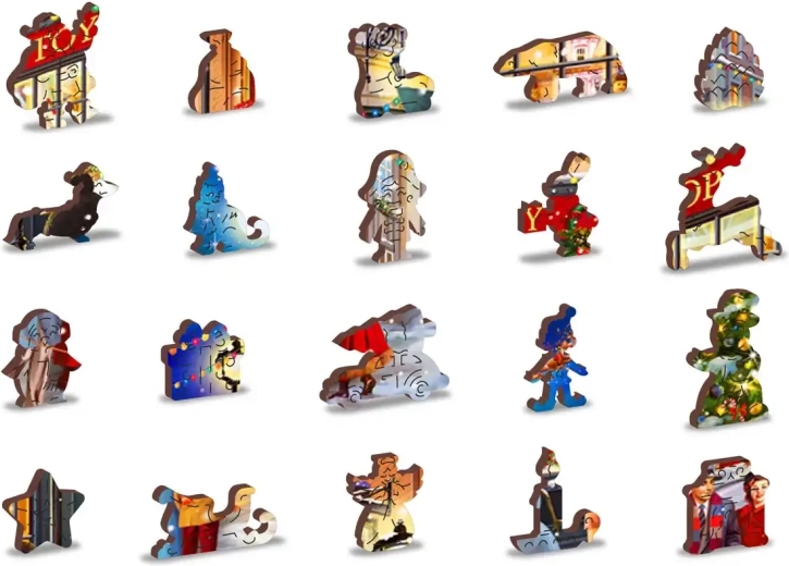 Egyedi fa „whimsy” elemek