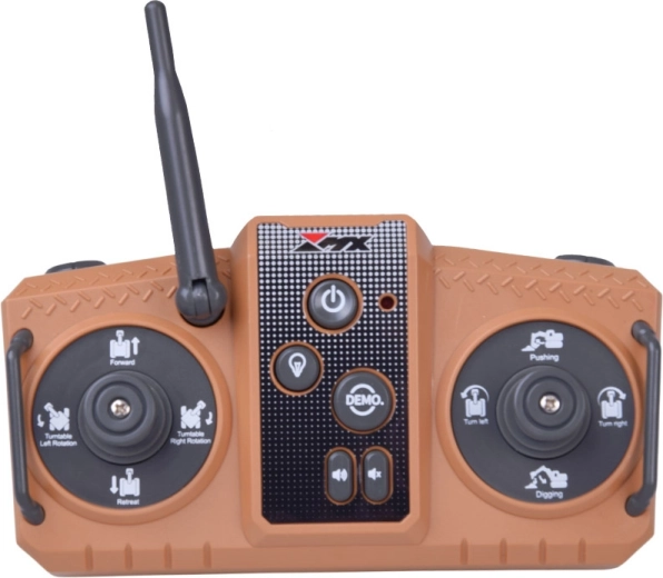 Finom 2,4 GHz-es vezérlés DEMO gombbal