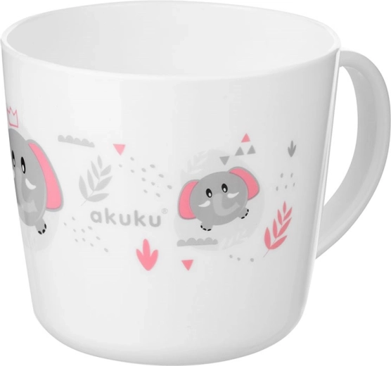 Akuku gyermek bögre füllel 250 ml – elefántok