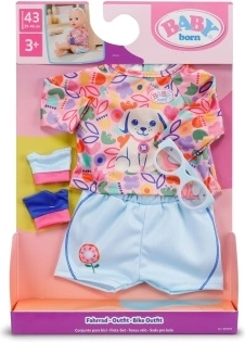 Baby Born kék kerékpáros szett babáknak 43 cm