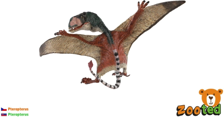Pteropterus dinoszaurusz figura, 15 cm