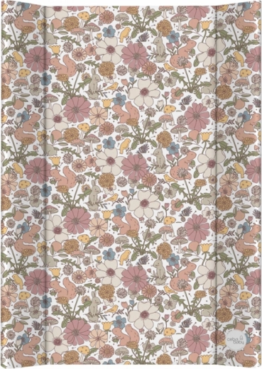 Ceba Baby pelenkázó alátét merev lappal Basic Garden 50 × 70 cm