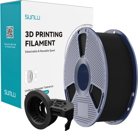Sunlu nagysebességű matt PETG filament – fekete