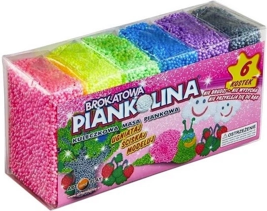 Csillogó hab 6 színben