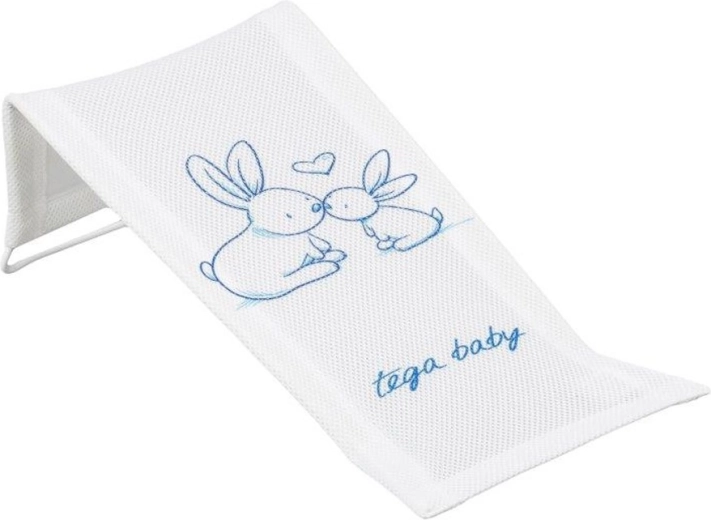 Textil baba kád betét nyuszikkal, fehér