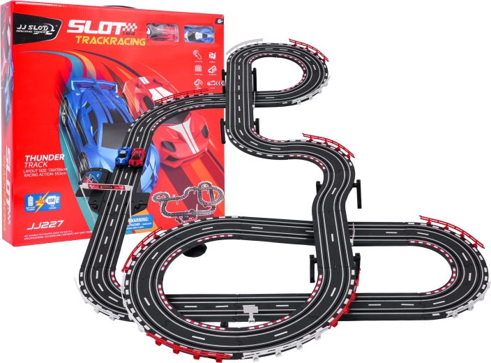 Track Sport versenypálya – elektromos autópálya készlet 5,53 m